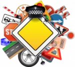 traffic rules android application logo